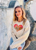 Heart Hoodie - Cropped Sweatshirt