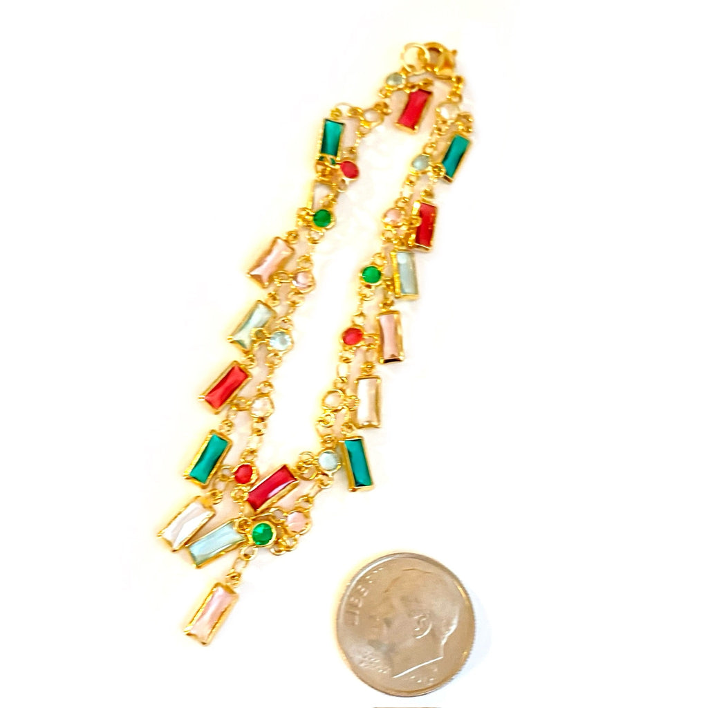 #BR115 - Gold Charm Bracelet