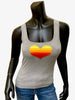 Heart Tank - Light Grey Classic Fit