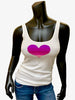 Heart Tank - White Classic Fit