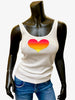 Heart Tank - White Classic Fit