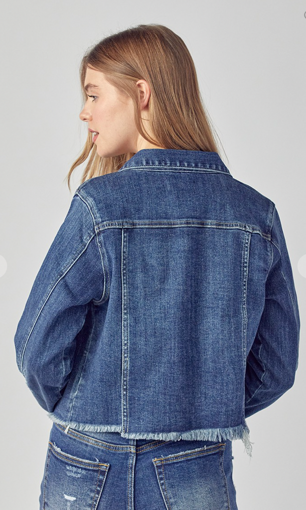D2669 - Distressed Vintage Jean Jacket