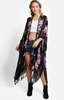 D2679 - Bold Print Lace Kimono